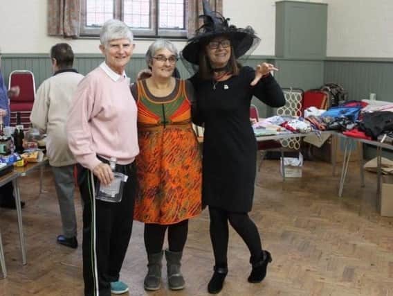 Sheila Cadge, Jan Pentony and Sue Marchant, trustees of the community bus and event organisers