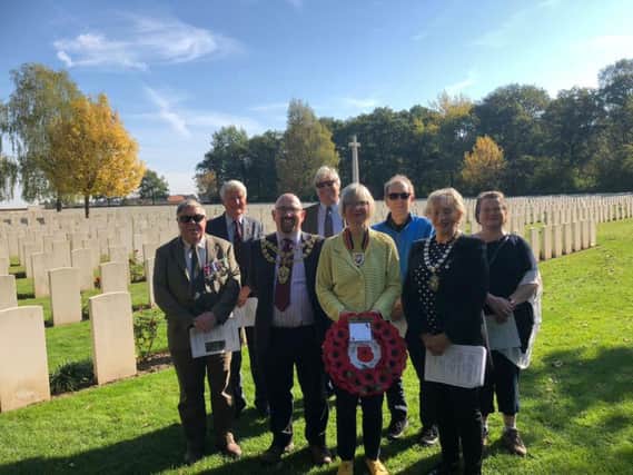 Councillors from Bucks during their visit to the Menin Gate at Ypres