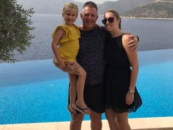 PC Jon Wildridge and his wife Stacey on holiday in Turkey
