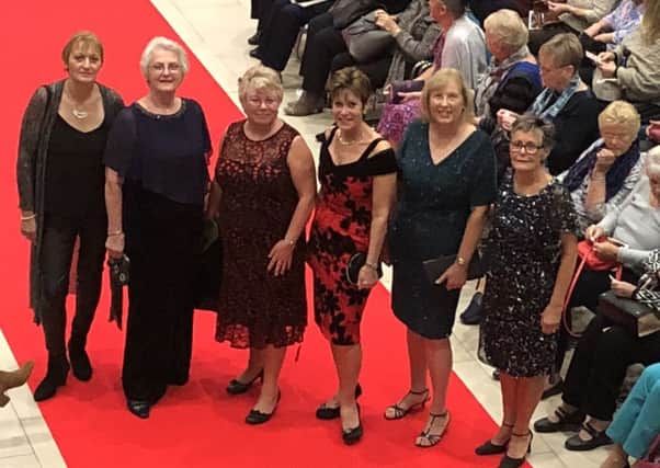 The BFWI board of trustees acted as 'super-models' for the BFWI fashion show in Aylesbury