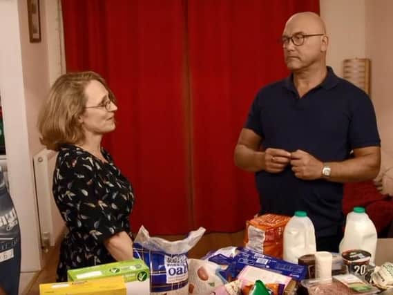 Martin and Kim Venter alongside Gregg Wallace and Chris Pavin on the BBC TV show Eat Well For Less