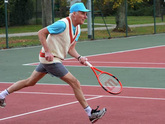 Nigel Norman playing in the match