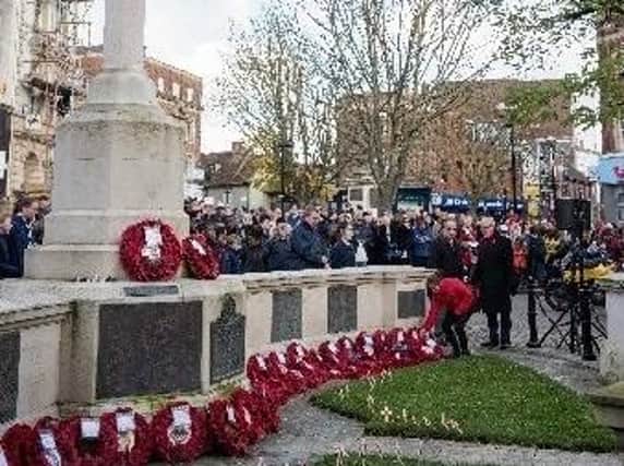 Photo from last year's Remembrance Day event in Aylesbury