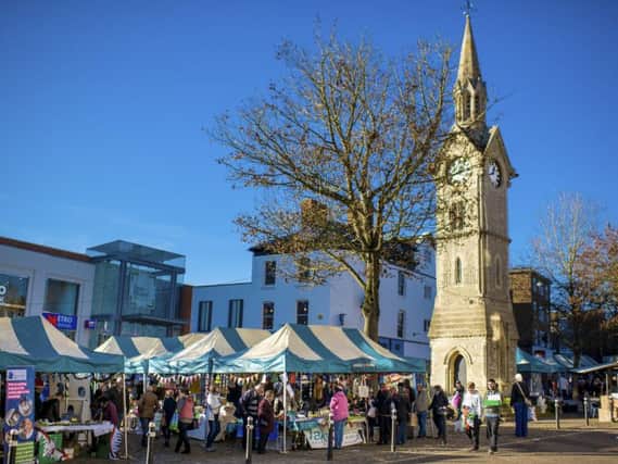 Photo from a previous year's Aylesbury Christmas fair