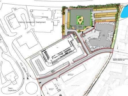 Lace Hill health centre location plan