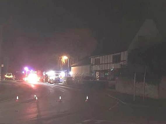 Fire crews attend Mayor Jon Harvey's home in Maids Moreton on New Year's Eve