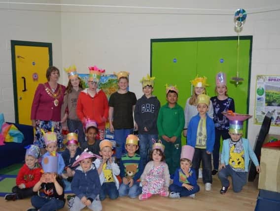 The Easter bonnet competition at the Jonathan Page Play Centre in Aylesbury, taken in 2017