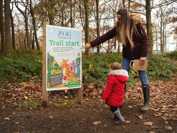 Library image of the Zog activity trail