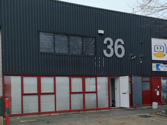 The scene of the raid at 36 Edison Road