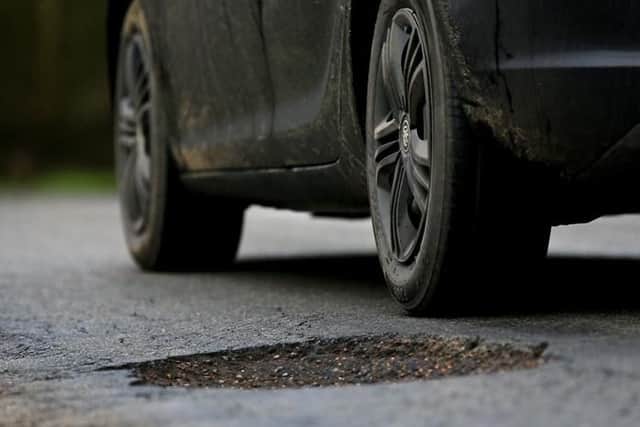 How quickly does Bucks County Council fill in dangerous potholes?