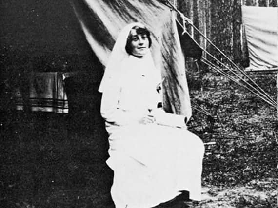 Florence Farmborough of Steeple Claydon who was a Red Cross nurse during WW1