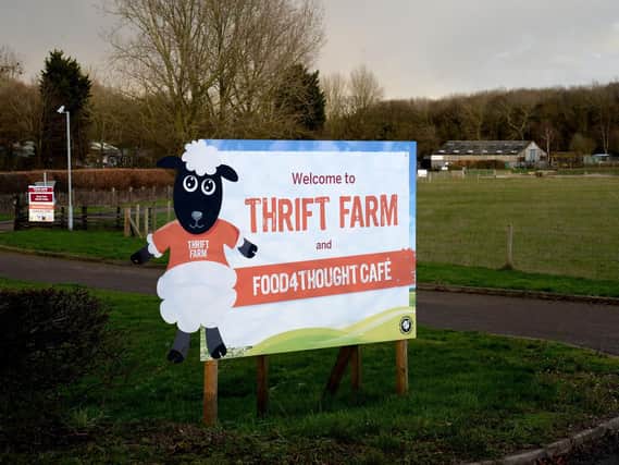 File photo of the Thrift Farm entrance