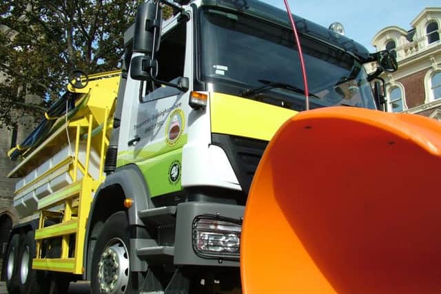 Library image of a gritter