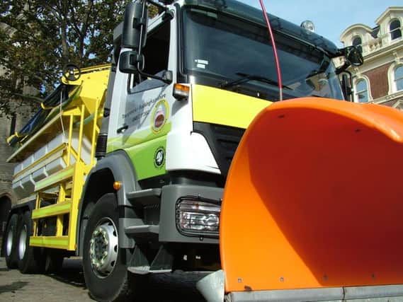 Library image of a gritter