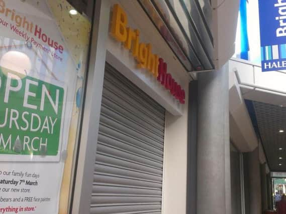 Archive photo of the BrightHouse store in Aylesbury, taken just a few days ahead of its opening