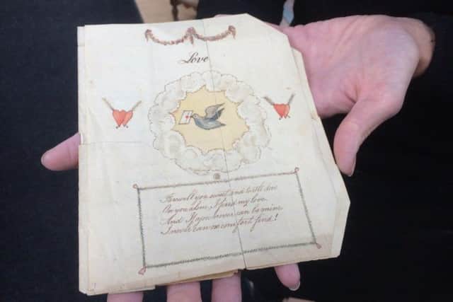 The world's oldest Valentine's Day card, sent to Hartwell House near Aylesbury
