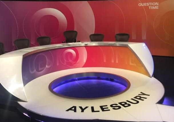 The set of Question Time in Aylesbury