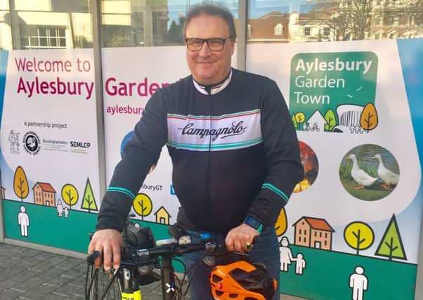 Aylesbury Garden Town Cycling Champion Cllr Clive Harriss