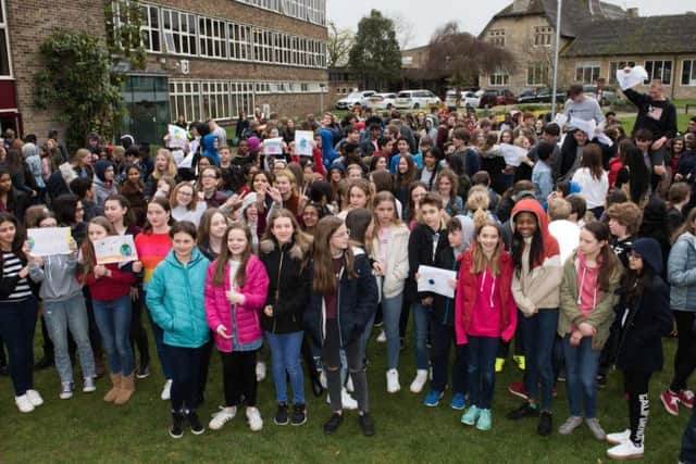 Royal Latin students protest against climate inaction