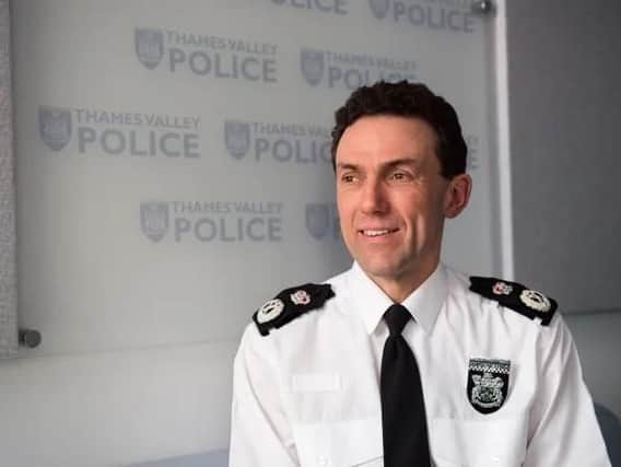 Outgoing Thames Valley Police Chief Constable Francis Habgood