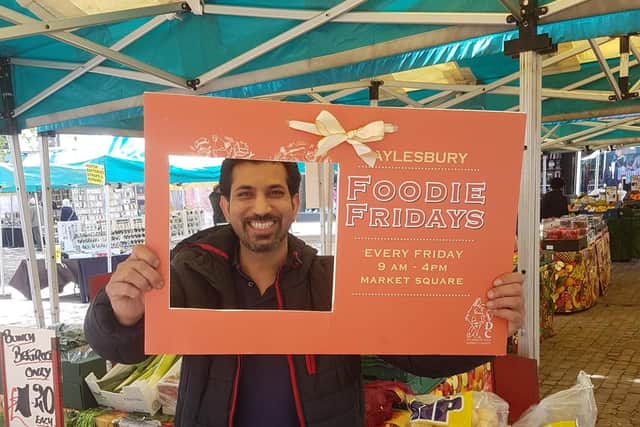 A promotional image for 'Foodie Friday' in Aylesbury