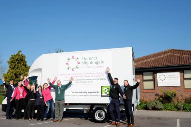 The Florence Nightingale Hospice charity's new van - image by Jessie M Photography