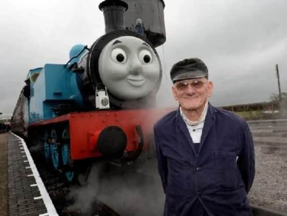Thomas the Tank Engine on a previous visit to the Bucks Railway Centre