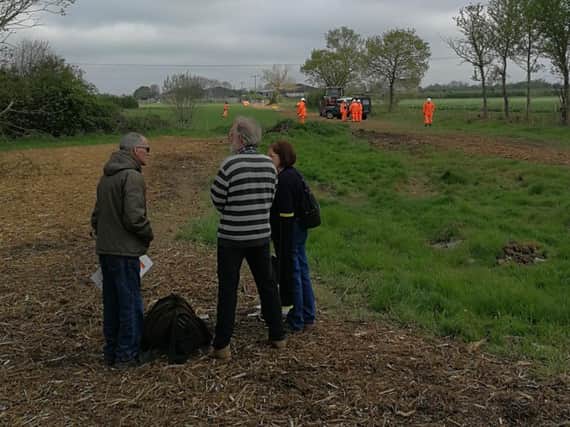 Anti-HS2 protesters in stand-off with HS2 workers