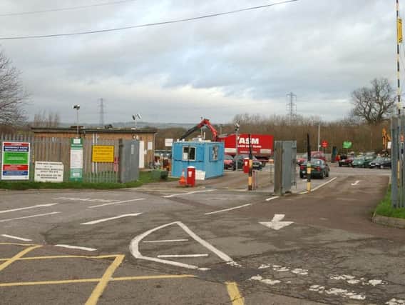 Library image of the recycling centre at Rabans Lane, Aylesbury