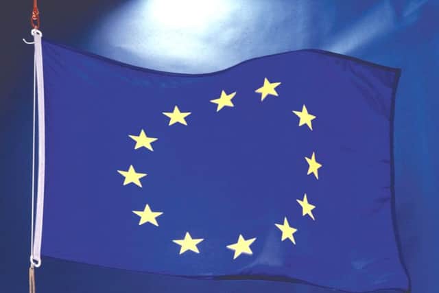 EU flag. EMN-190805-121711001