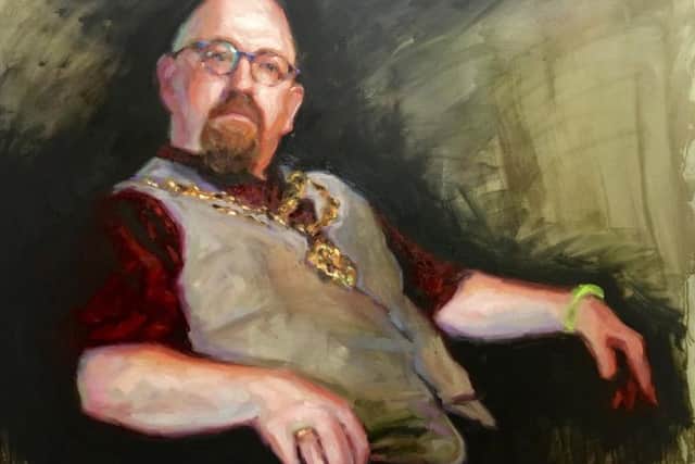 A portrait by Peter Keegan, who is taking part in Bucks Art Weeks with a exhibitiobn at Claydon Estate