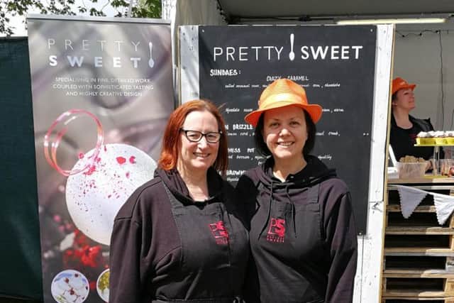 Claire Clark and Sarah Crouchman of Pretty Sweet