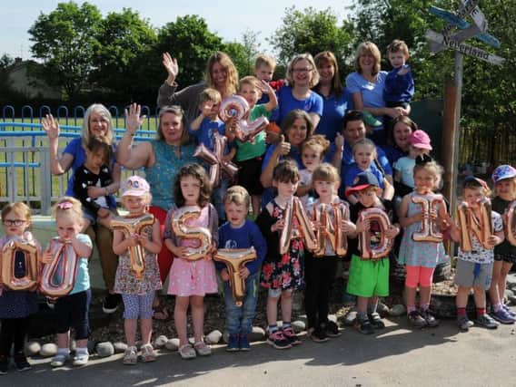 Pupils at Treehouse Pre-School in Winslow are celebrating following an Outstanding Ofsted report