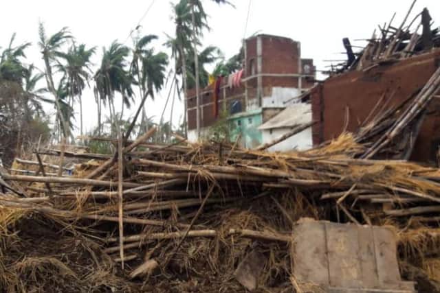 The damage caused by Cyclone Fani in Odisha, India