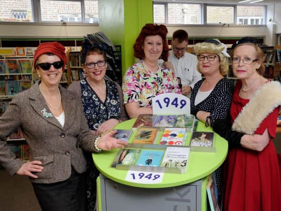 Buckingham library staff celebrating its 70th anniversary just a few weeks ago