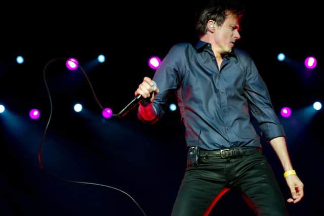 Brett Anderson on stage in 2012. Picture: Getty