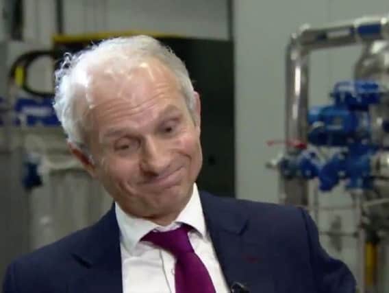David Lidington was visibly embarrassed by the question