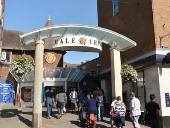 Hale Leys shopping centre in Aylesbury
