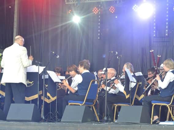 Archive photo of Winslow Concert Band performing