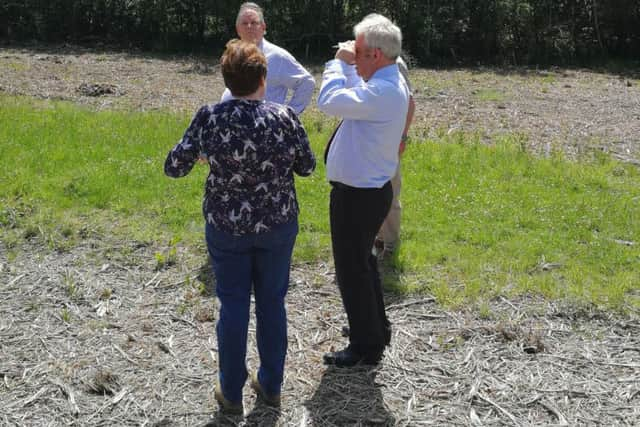 John Bercow closely inspects HS2 work