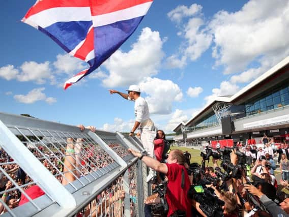 Five more years of the British Grand Prix at Silverstone - how many more will Lewis Hamilton win? Photo: Getty Images