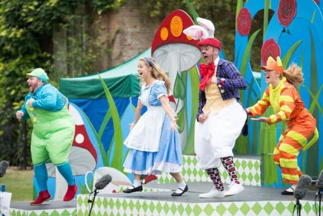 Alice in Wonderland at Claydon Estate featuring Alice and The Mad Hatter