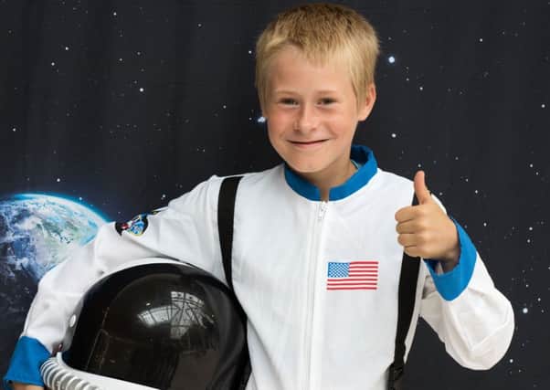 Moonday, celebrating the 50th anniversary of the moon landings, a free event put on by Aylesbury Town Council and UK Astonomy in Friars Square Shopping Centre -  - pictured is Alex Shepherd (11) who wants to be an astronaught PNL-190722-110559009