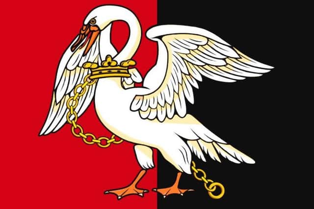 The Buckinghamshire county flag