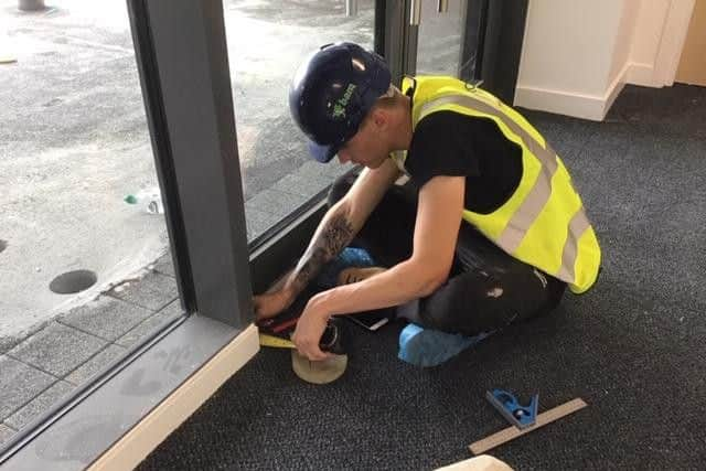 Anthony Ball at the brand new St Michael's Catholic School in Aylesbury