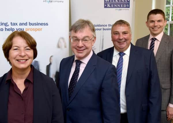 From left, Denise Eyles, Paul Laird, Tim Croft and Chris Nisbet.
