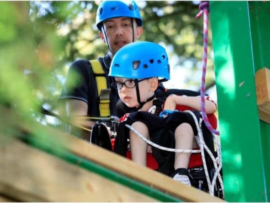 Wheelchair Ropes Course Wheelchair High Ropes course opens in Aston Clinton