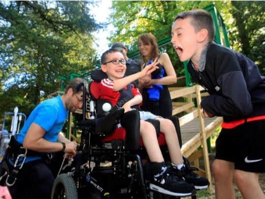 Wheelchair Ropes Course Wheelchair High Ropes course opens in Aston Clinton