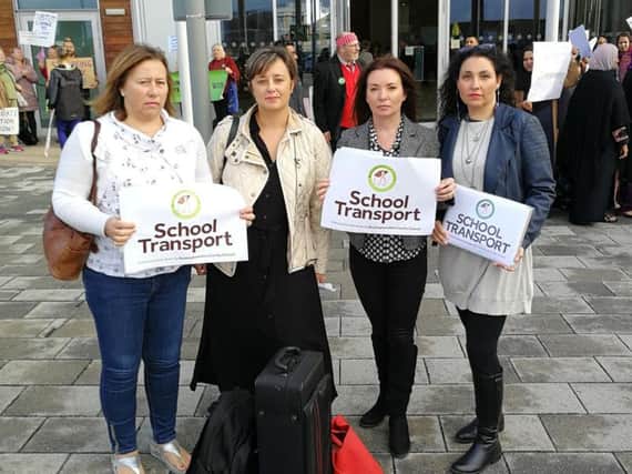 Emma Cissel, Vicky Groulef, Siobhan Adams and Galit Ben-Ami Gibson of campaign group Bucks Community School Transport Issues