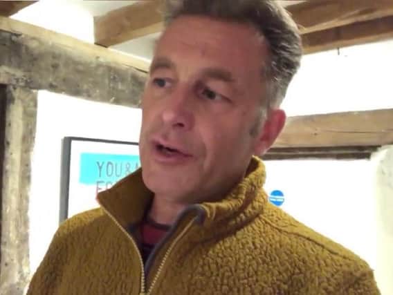 Chris Packham posted a video to his twitter this week